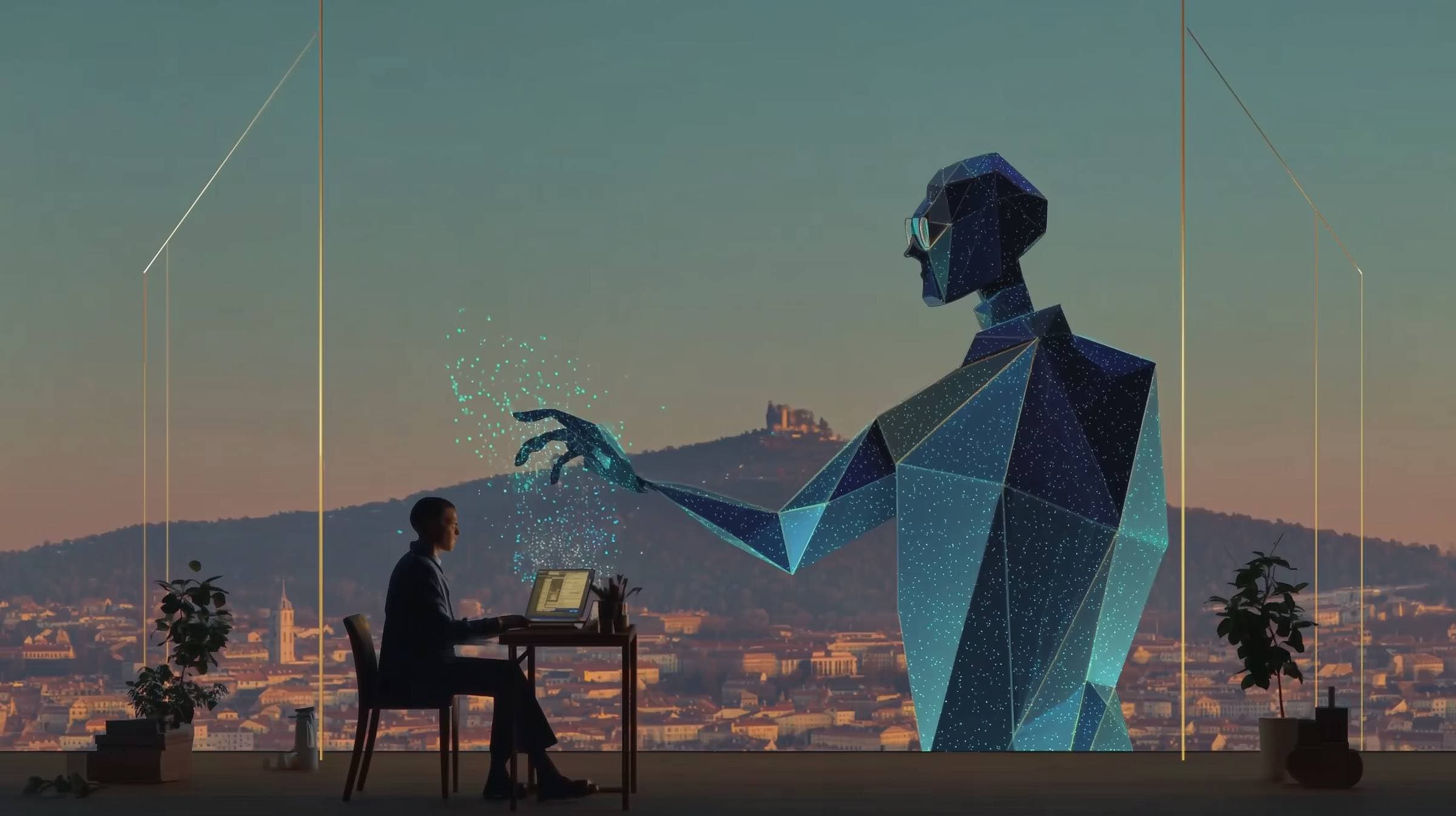 Illustrasjon: Agentic AI