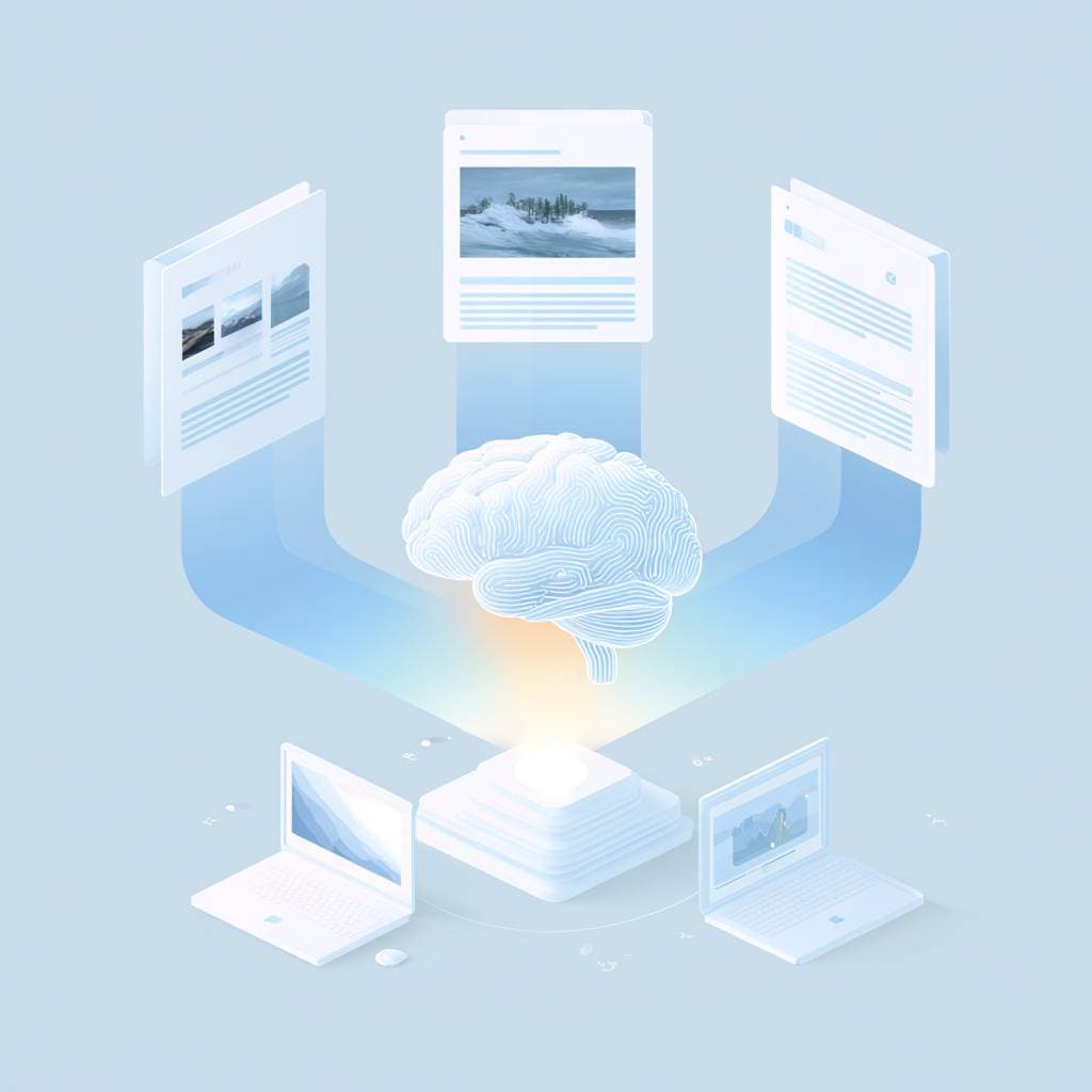 Illustrasjon: Multimodal AI